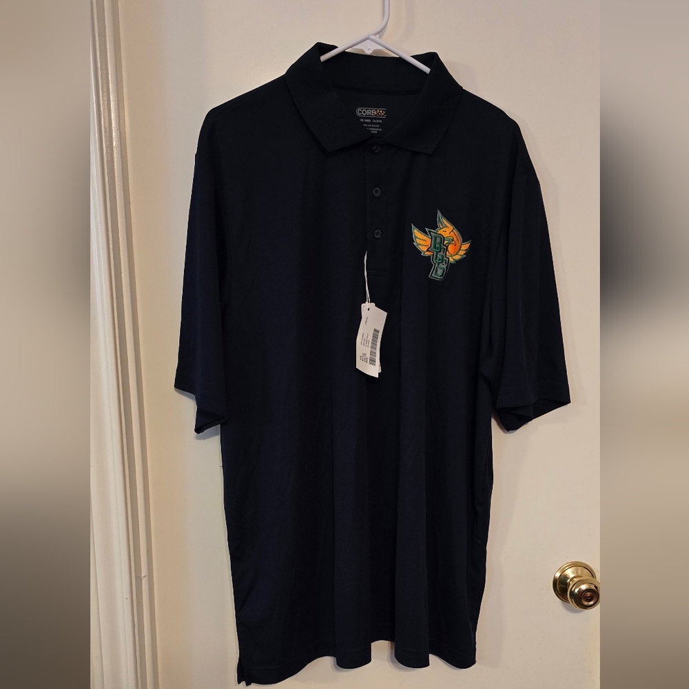 #1732 Core365 men's polo shirt color navy blue 2XL